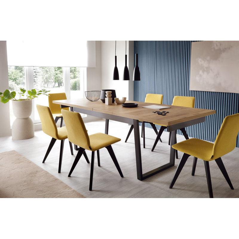 Jesa Extendable Metal Base Dining Table