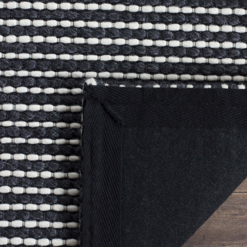 Tapis de couleur unie performance tissé à la main Shemena, Rectangle 4 pi x 6 pi