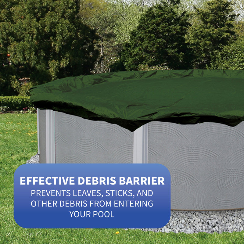Couverture hivernale 12 ans pour piscine hors terre, 12 pi x 20 pi