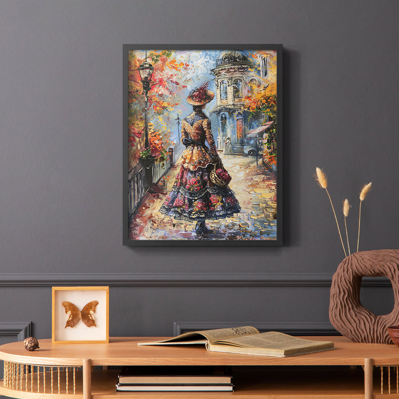 WOMEN Series DCLxxxi - reproduction encadrée de qualité supérieure - prête à être accrochée - aucun clou requis