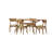 Babali 4 - Person Four Leg Dining Set
