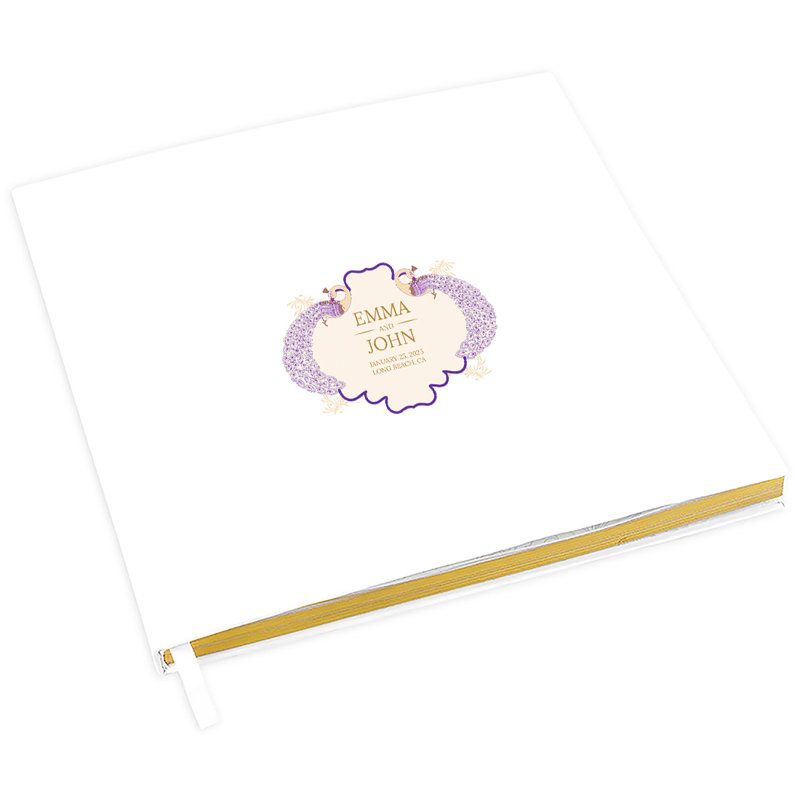 Livre d'or de mariage Peacock Design, Oui