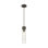Ballston - Maliyah - Mini-luminaire suspendu à cordon 3 po avec abat-jour en H 8 po - Finition cuivre antique - Abat-jour tourbillon déco