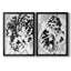 «Ocean Inkblot III», ensemble de 2 reproductions de cadres rectangulaires sur toile-1032070312-1032070317