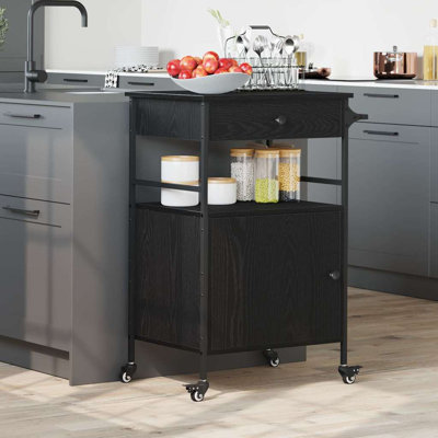 56 cm W Kitchen Cart with Top