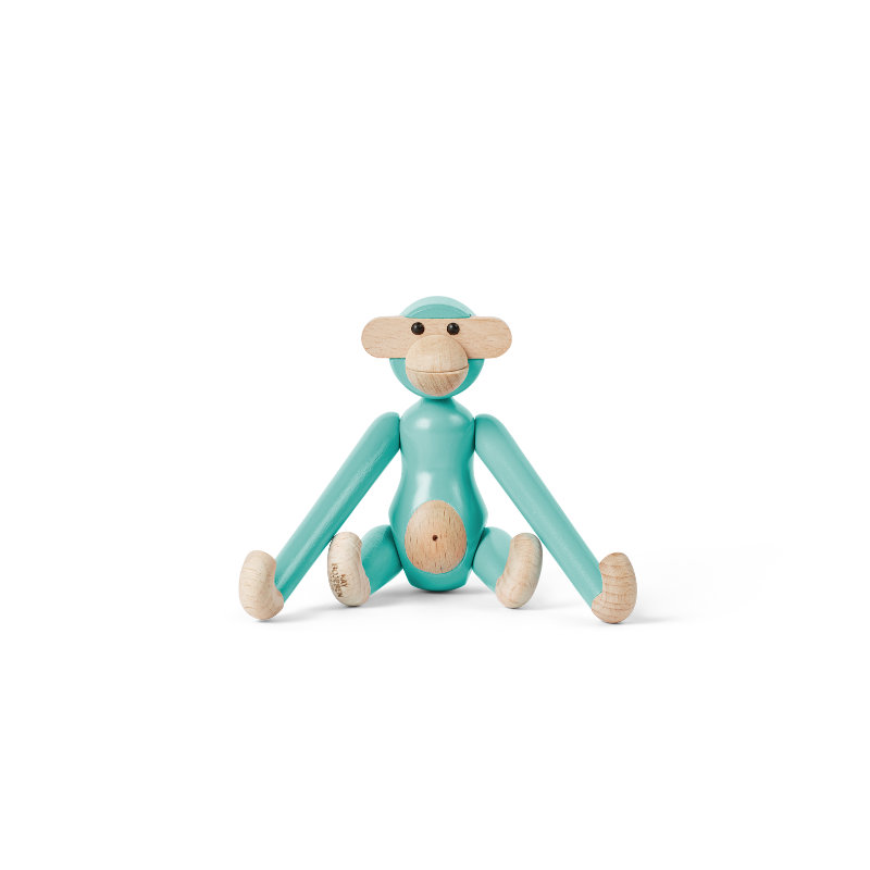 Kay Bojesen Monkey, Mini, Light Green, Pink