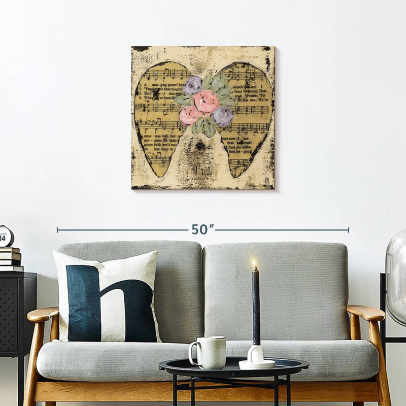 Harnek Amazing Grace Floral, 24" H x 24" W