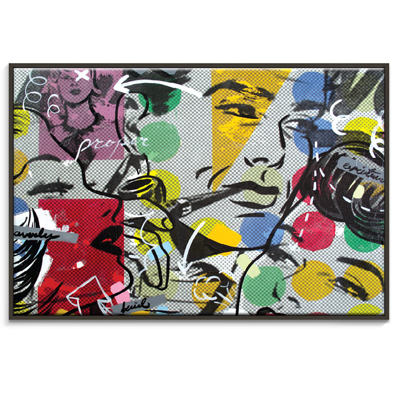 Dan Monteavaro - Print on Canvas, Black Floater Frame, 51cm H x 76cm W