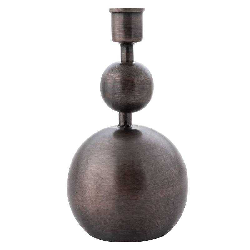 Bougeoirs Orb bronze clair