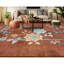 Tapis brun de haute qualité noué à la main