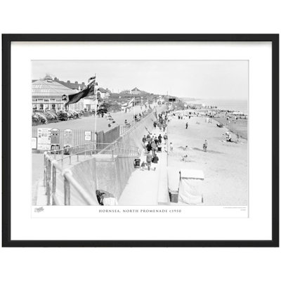 Hornsea, North Promenade C1950 by Francis Frith - Single Picture Frame Print