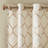 Brooklyn Geometric Sheer Grommet Single Curtain Panel-1551541648-1551541652