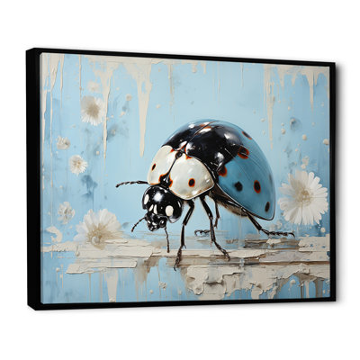 «Garden Serenity Ladybug» sur impression sur toile
