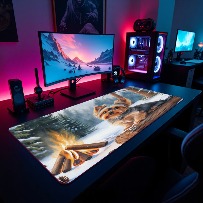 Polyester Desk Pad, 23.6x13.8