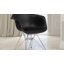 Chaise en plastique Herculaneum avec base chromée-24628024