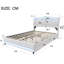 EU Double & Kingsize Velvet Storage Bed with App-Controlled RGB LED & USB C Charging, 4-Drawer Upholstered Platform Bed Frame with Storage Headboard, Beige/Grey, 140/160x200cm-783772336-783772338