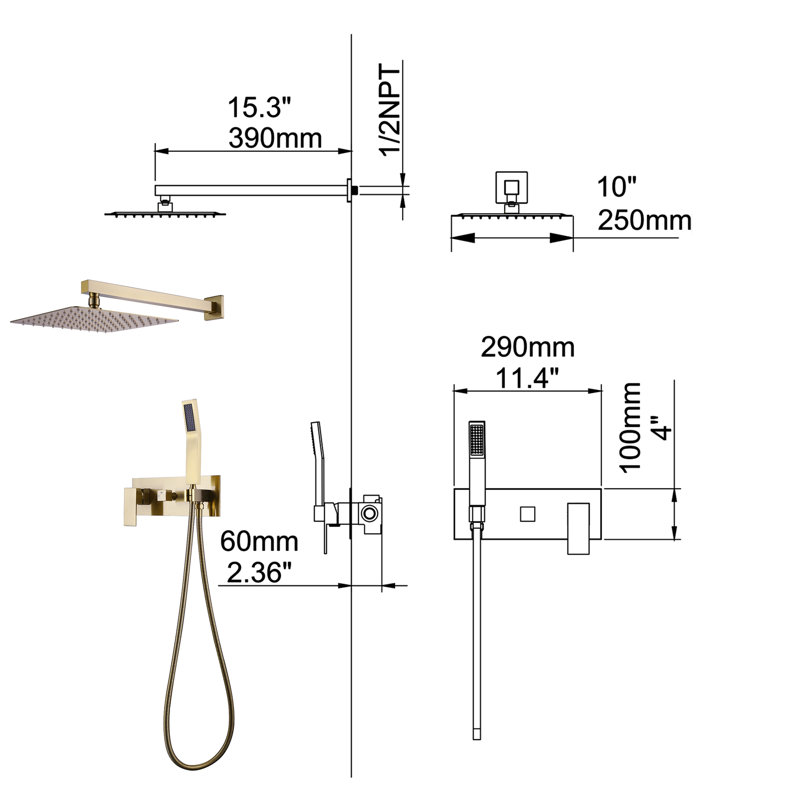 All-In-One Kit with Rough in-Valve