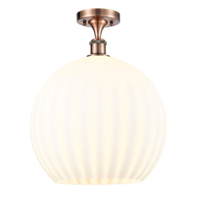 Plafonnier semi-encastré 1 lumière Ballston - Adriao