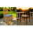 Indoor/Outdoor Square Dining Chair Cushions (Set of 4), 3" Foam Replacement Cushion-831065459-831419947
