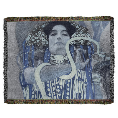 Jeté en coton gustav klimt, hygeia