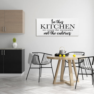 Trinx Count The Memories Phrase Canvas Wall Art Design By Marcus Prime