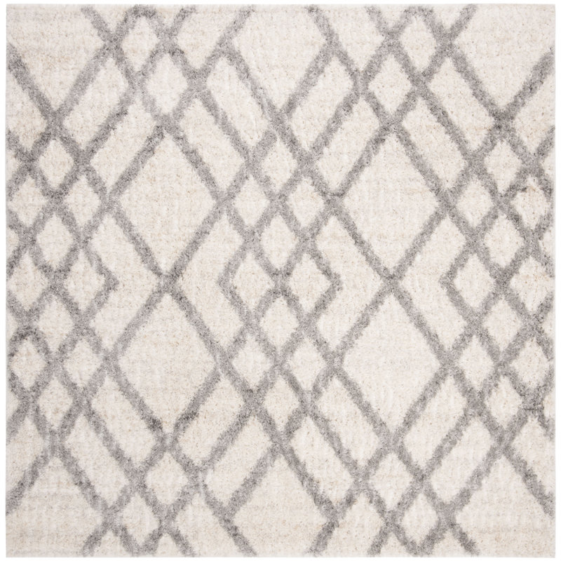 Tapis à poils longs Novotny, Carré 6 pi 7 po