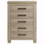 Commode à 5 tiroirs pour chambre à coucher