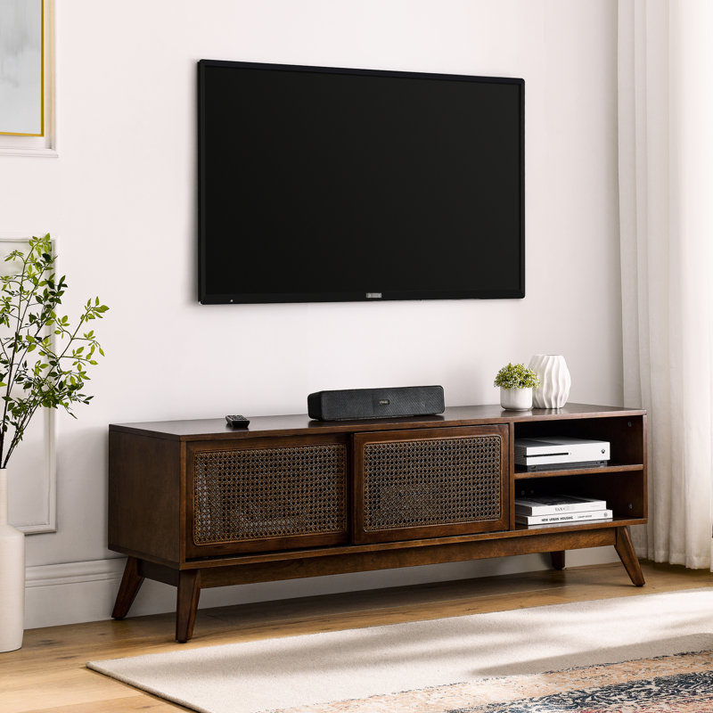Meuble télé 59 po Mid Century Modern