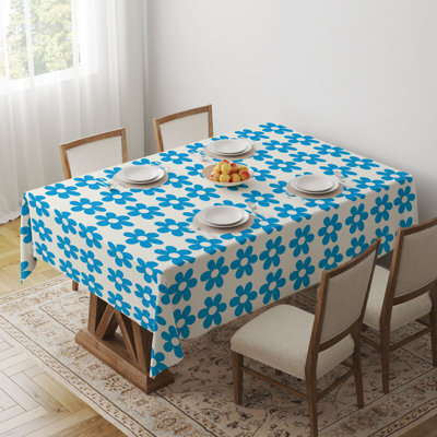 Nappe de qualité supérieure (55 x 71 pouces), 65% coton / 35% polyester, facile à nettoyer | Lavable à la machine, va au sèche-linge, repasse | Parfait pour la salle à manger, les fêtes et les occasions spéciales, design élégant et durable