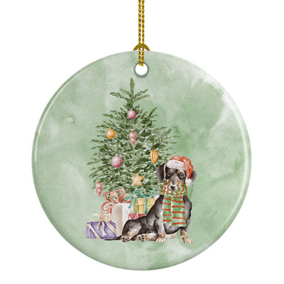 2.8'' Solid Colour Ceramic Hanging Figurine Ornament