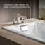 Tea-for-Two 60" x 32" Drop In Whirlpool Porcelain Enameled Cast Iron Bathtub with Heater-51704234-125076004