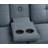 SoftHaus 65" Modern Gray Convertible Futon Sofa Bed with Fold-Down Console, USB Charging Ports and Cupholders