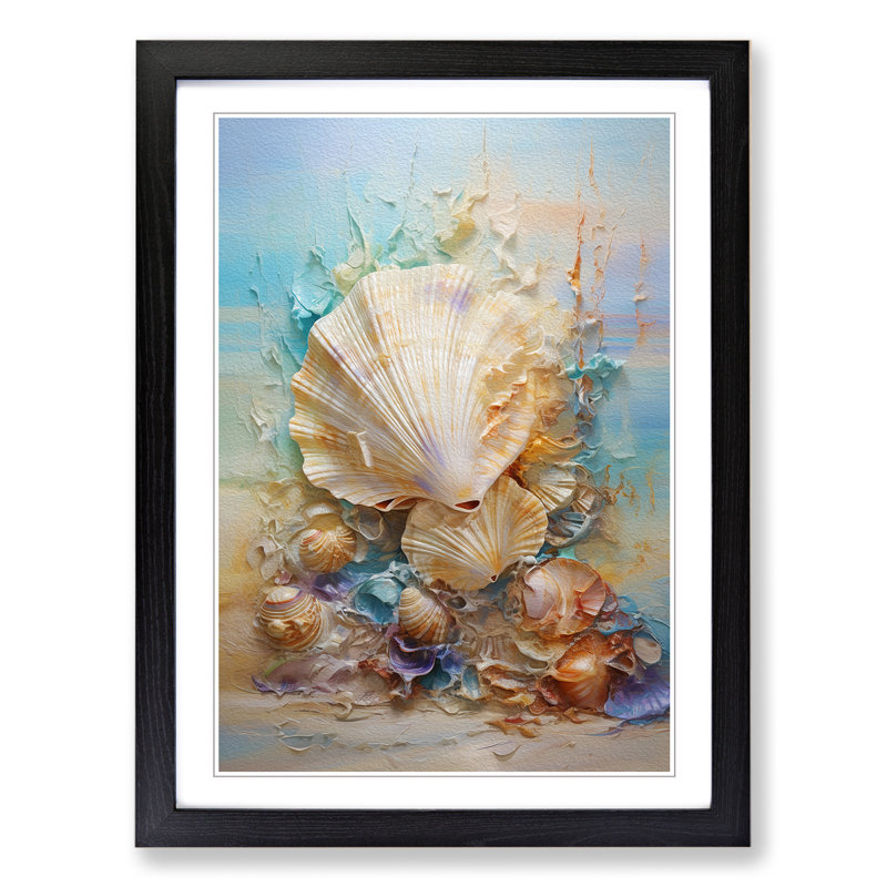 Seashell Impressionism - Framed Print