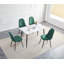 Metal Base Dining Table