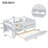 Multi-Functional Twin Daybed with Trundle, Drawers, Desk & Headboard Storage, White-118752216