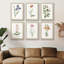 " Vintage Floral Prints " 6 - Pieces-1108407105