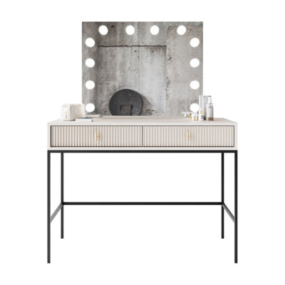 Deonni Dressing Table with Mirror