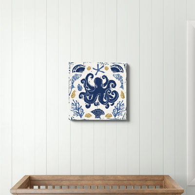 " Primitive Sea IV " by Daphne Brissonnet Painting Print