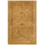 Tapis oriental brun clair / doré en laine noué à la main 4 pi 2 po x 6 pi 2 po Oriental