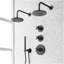 Vassor Thermostatic Shower System With Dual Showerheads and Hand Shower - Chrome-1697763059