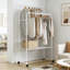 80.5Cm Rolling Clothes Rack