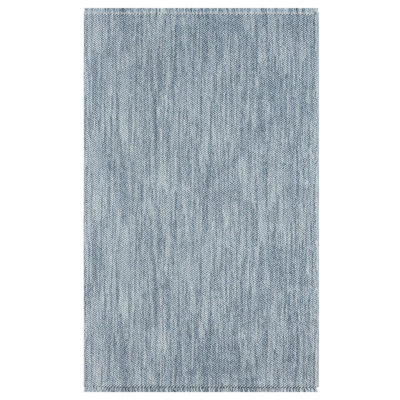 Textured Fringed Area Rug
