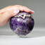 Polished Chevron Amethyst Sphere from Brazil-103621143