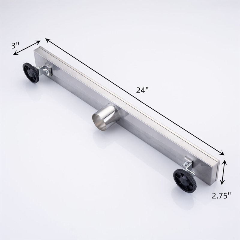 24'' W Linear Grid, Brushed Nickel