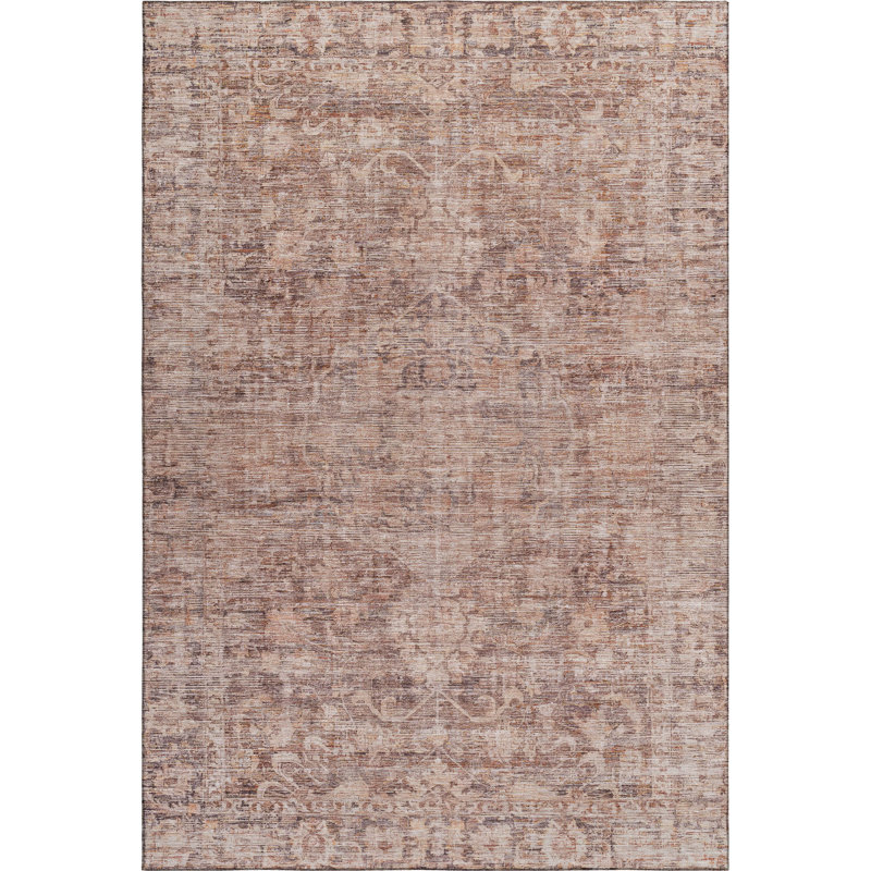 Premium Machine Washable Lubbers AMF1744 Global Rug, Rectangle 2'6" x 3'10"