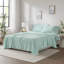 Ensemble de draps luxueux de couleur turquoise, doux et durable pour un confort et un style ultimes.-120903114