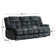 Edilmar 83.1'' Wide Contemporary and Overstuffed Manual Reclining Sofa with Wide Backrest
