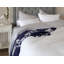  Washed Cotton Jacquard Reversible 3 Piece White Duvet Cover Set-1275228624