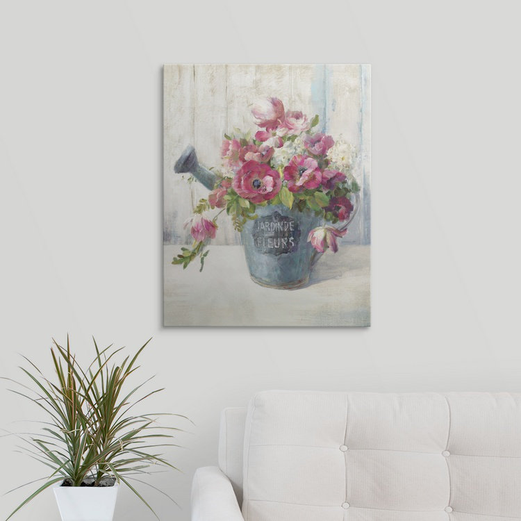«Garden Blooms II», reproduction d'art Danhui Nai, H 10 po x l 8 po x P 1,5 po, Toile