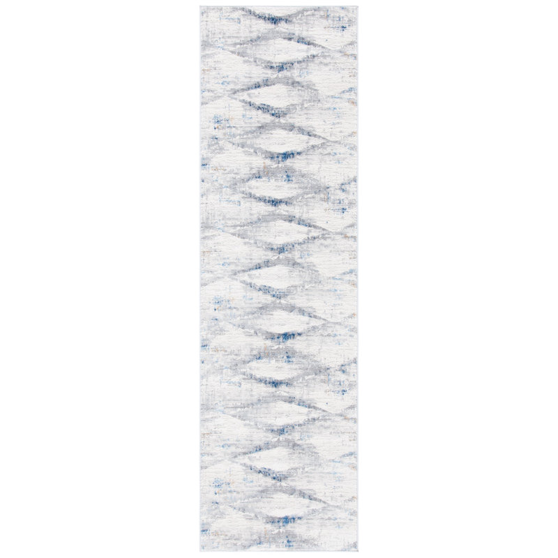 Amelia Cotton Geometric Rug, Runner 2'3" x 8'